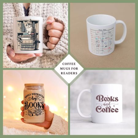Spice up your reading nook with cute coffee mugs that scream 'I love books.' Your coffee break just got a whole lot cozier! 📚☕ All are from Amazon, Target, and Etsy!

#LTKGiftGuide #LTKhome #LTKSeasonal