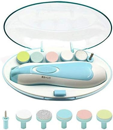 Electric Nail File Drill for Baby No Sharp Claws Hurt, 6 in 1 Safety Cutter Trimmer Clipper for T... | Amazon (US)