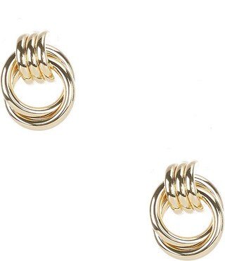 Waterproof Knot Hoop Earrings | Dillard's