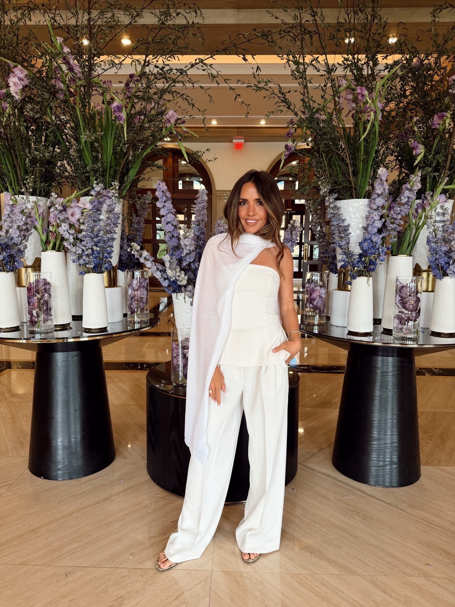 What I wore today for the Easter mom and me event. Size 0 in top and bottoms. Shoes true to size @Aritzia 

