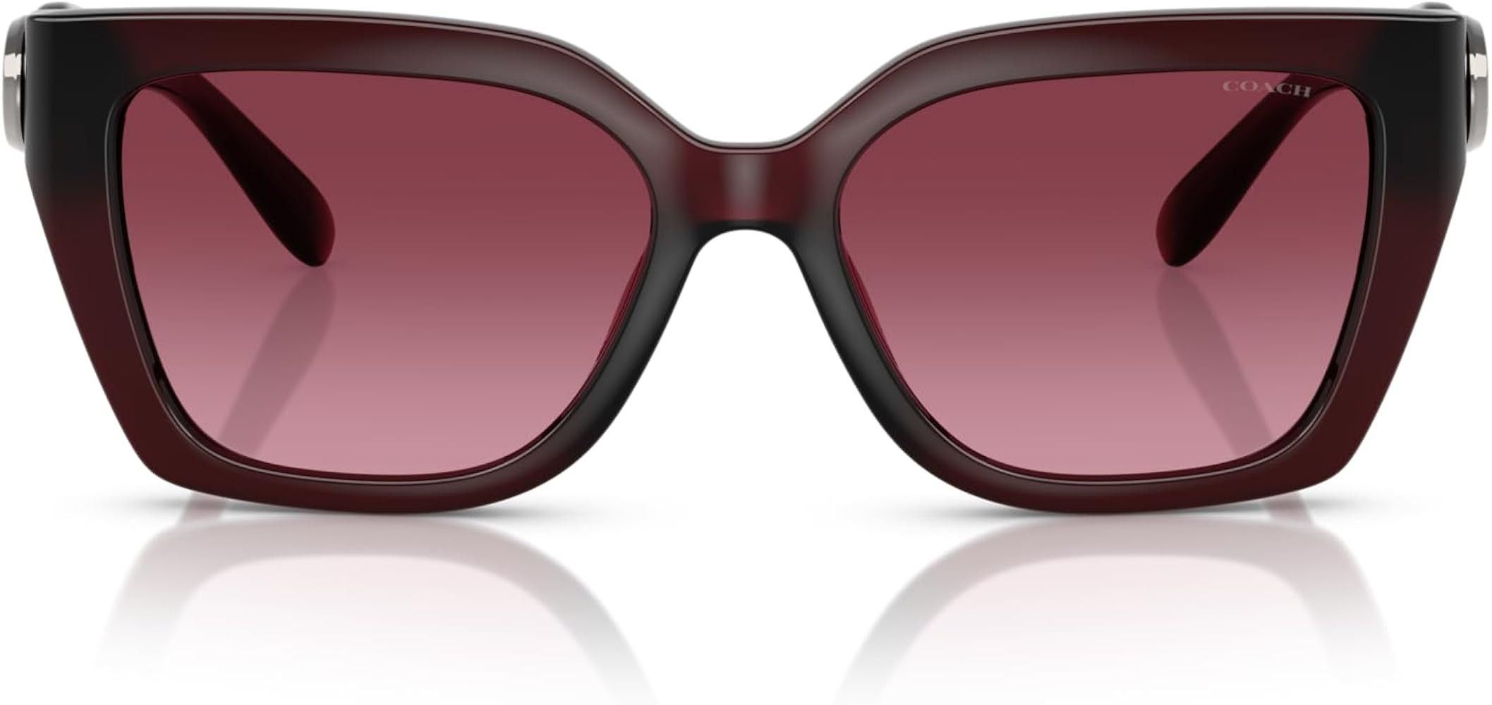 Coach Women's Hc8408f Low Bridge Fit Square Sunglasses | Amazon (US)