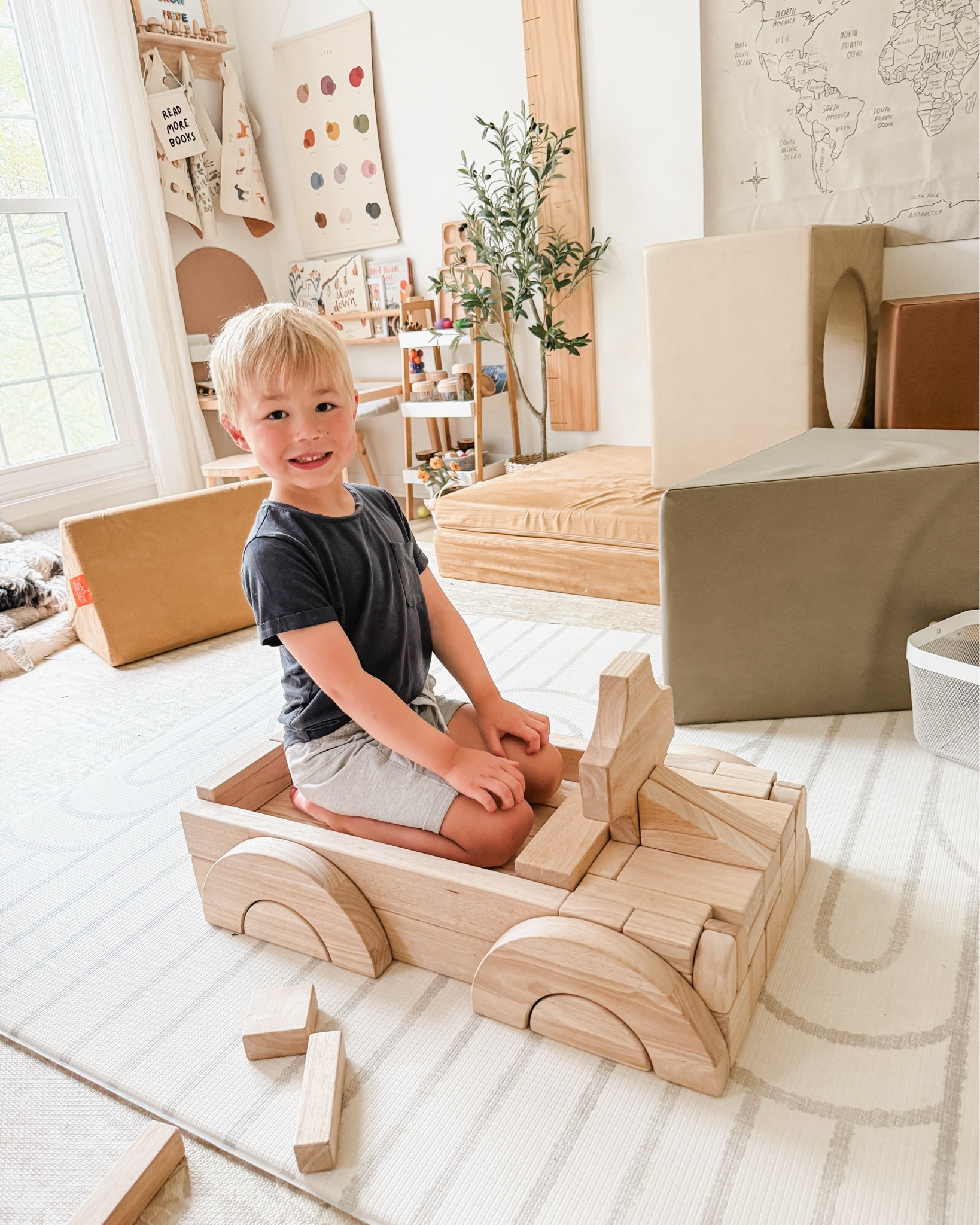 The best open-ended fun! Guidecraft unit blocks have endless possibilities for any age! It’s so fun seeing their creativity shine! 

#LTKKids