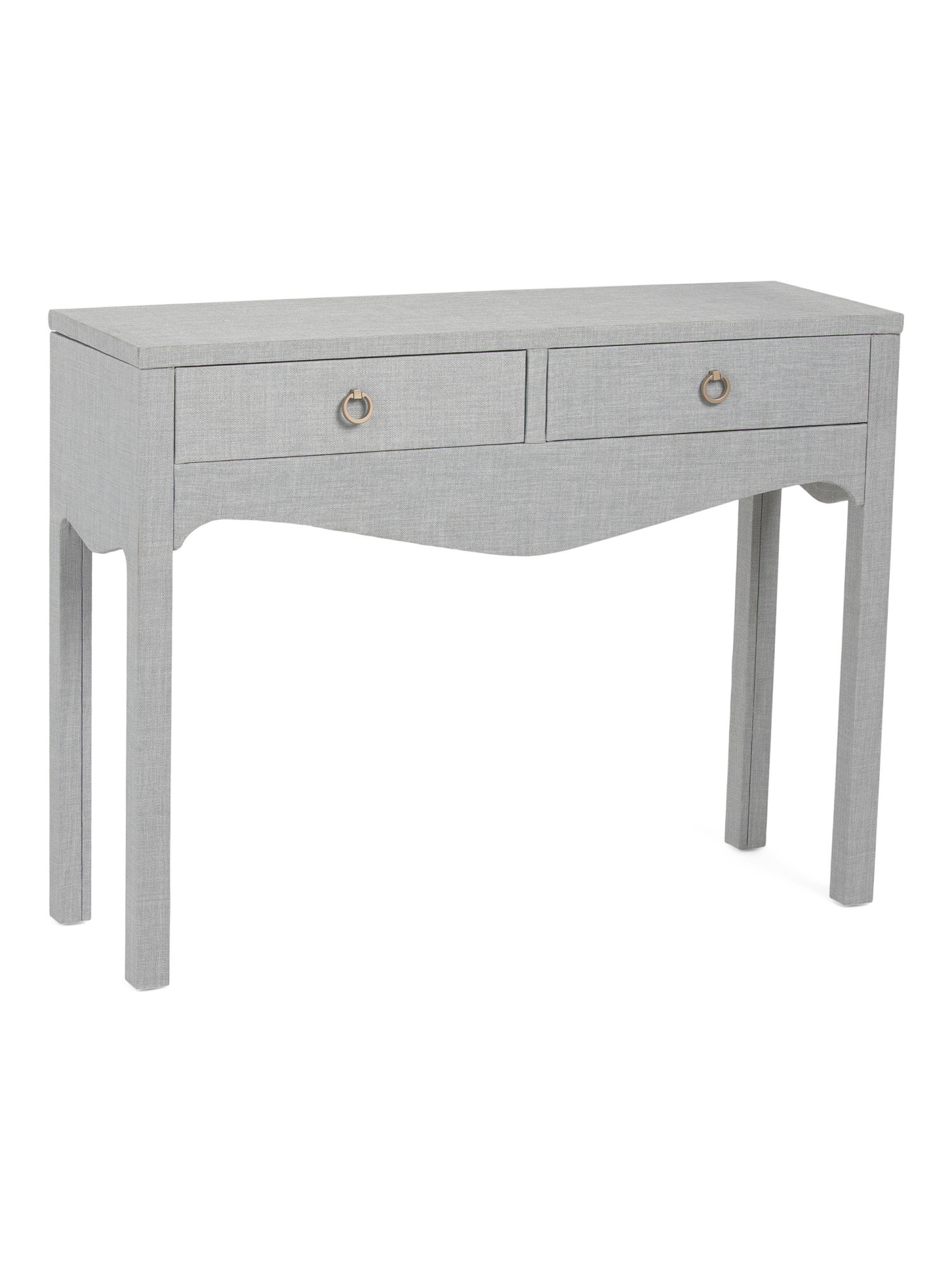 46ix32 Linen Wrapped Console Table | TJ Maxx