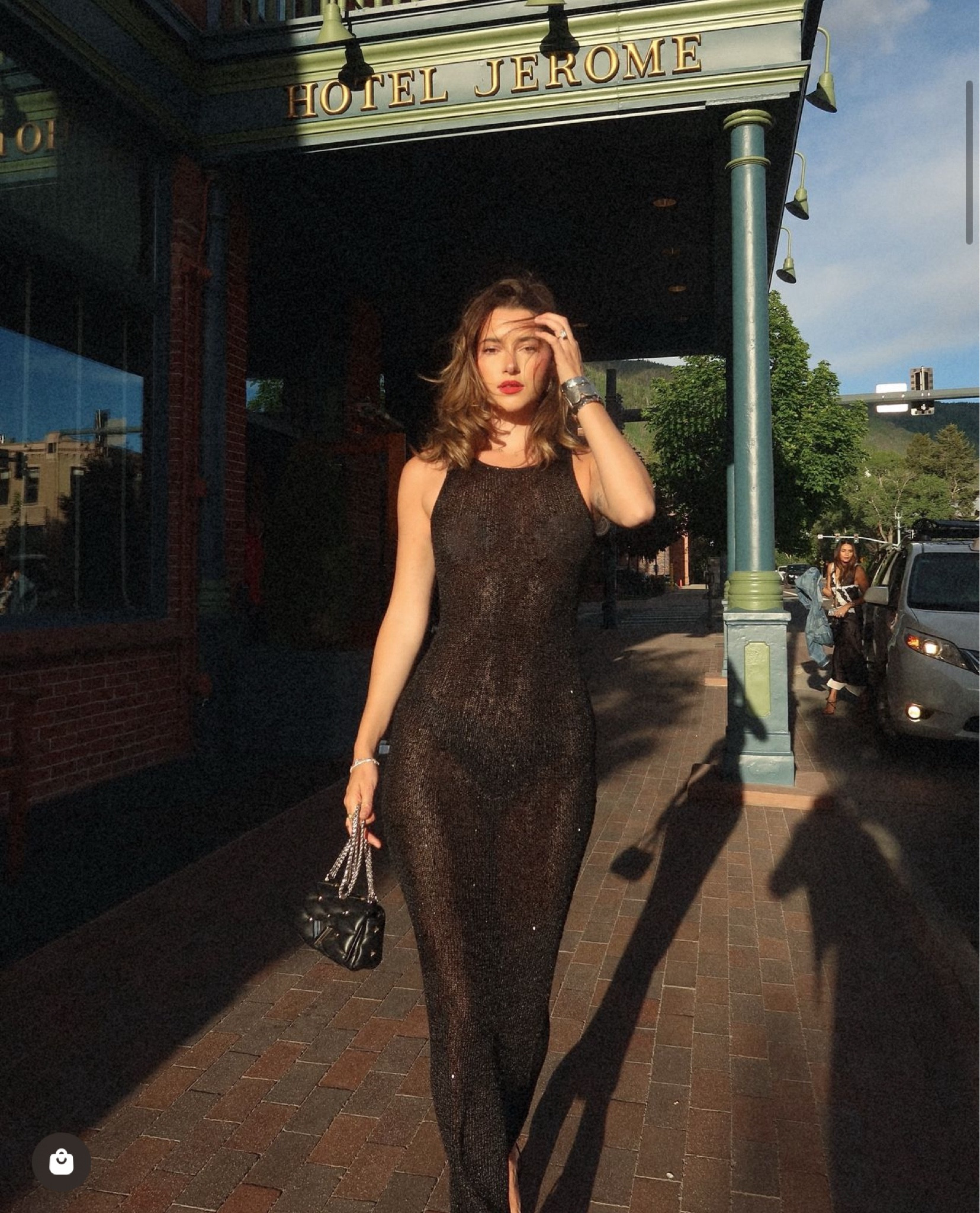 Night out in Aspen 🖤