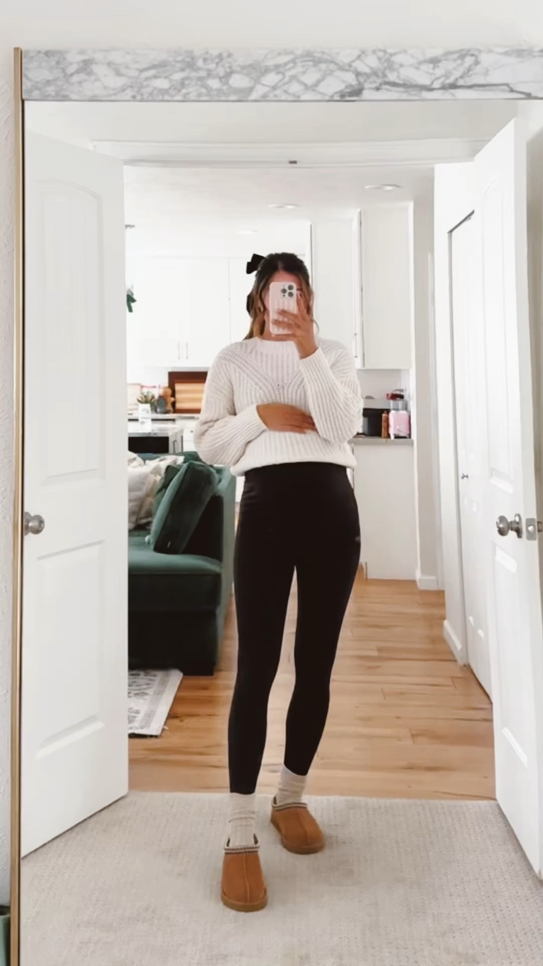 A cozy and cute bump friendly winter outfit perfect for the third trimester 

#LTKBump #LTKHoliday #LTKFindsUnder100