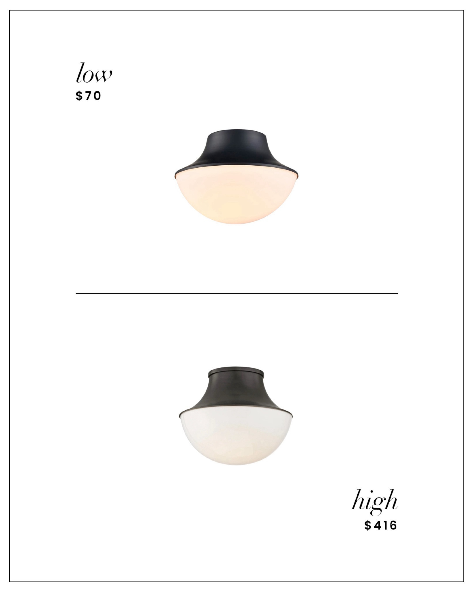 High / Low : The Lettie Flush Mount We Used in Jordan’s Home Office Makeover and a Budget Friendly Option from Amazon! 

#LTKfindsunder100 #LTKhome