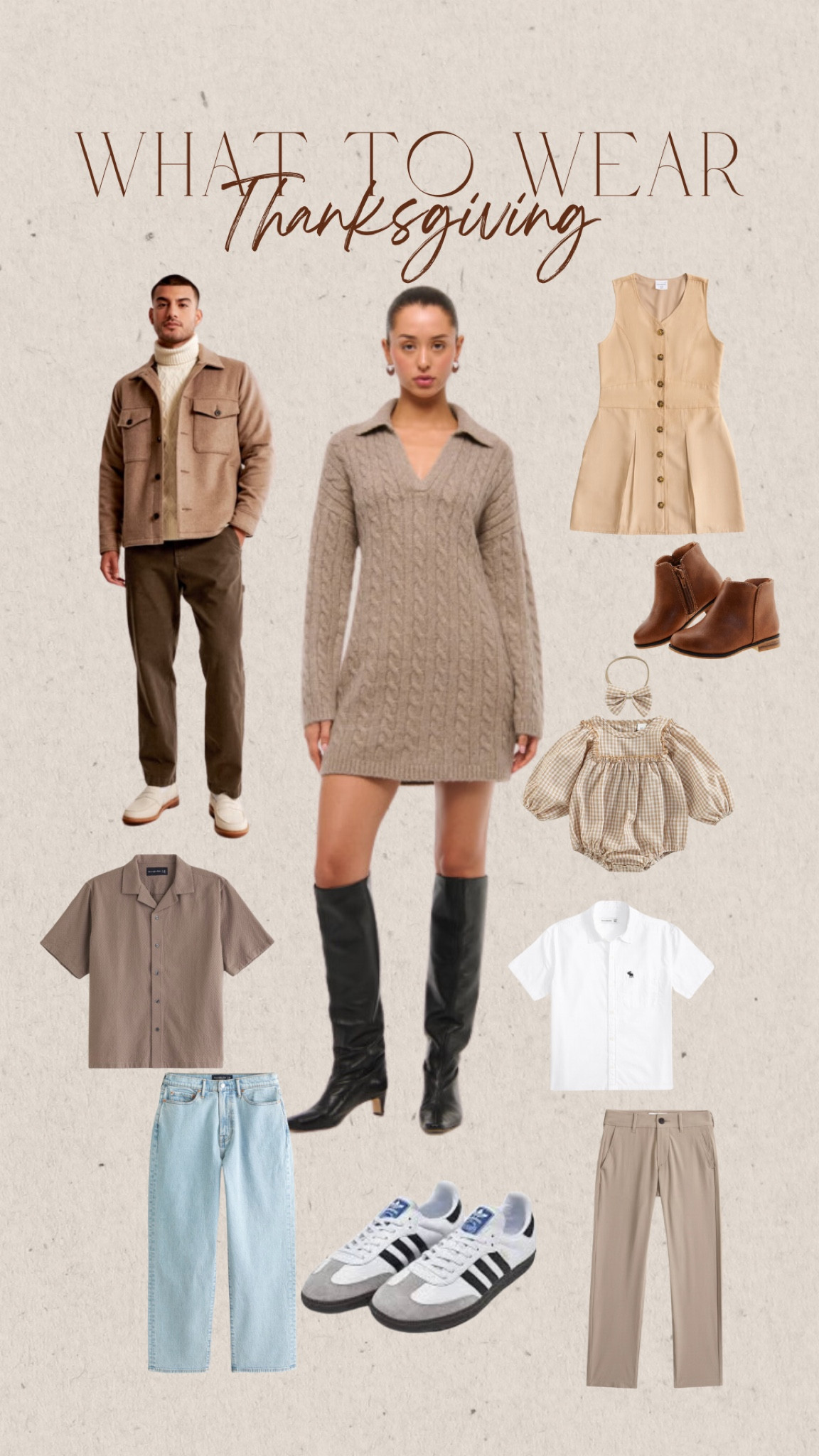 What to wear for thanksgiving family photoshoot 

#LTKStyleTip #LTKHoliday #LTKFamily