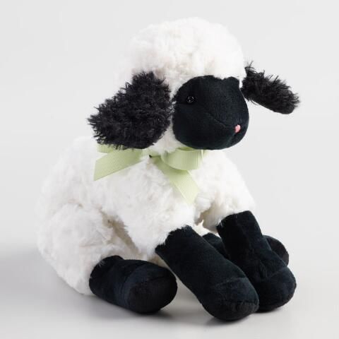 Plush Stuffed Lamb | World Market