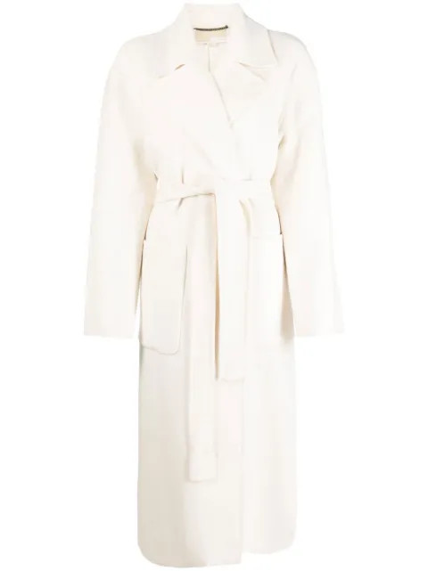Michael Michael Kors Belted wool-blend Coat - Farfetch | Farfetch Global
