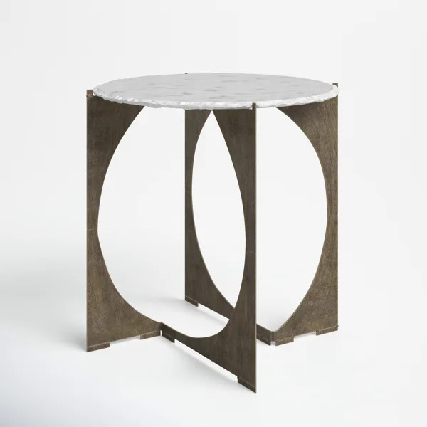 Giles Marble Top End Table | Wayfair North America
