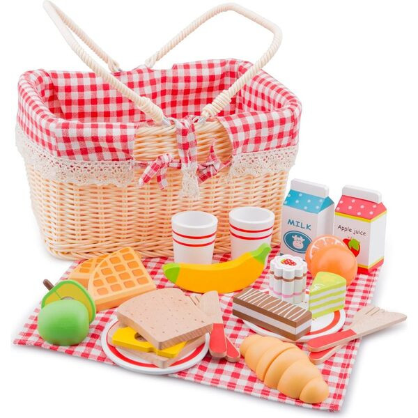 New Classic Toys Picnic Basket Set 27 pieces | Maisonette