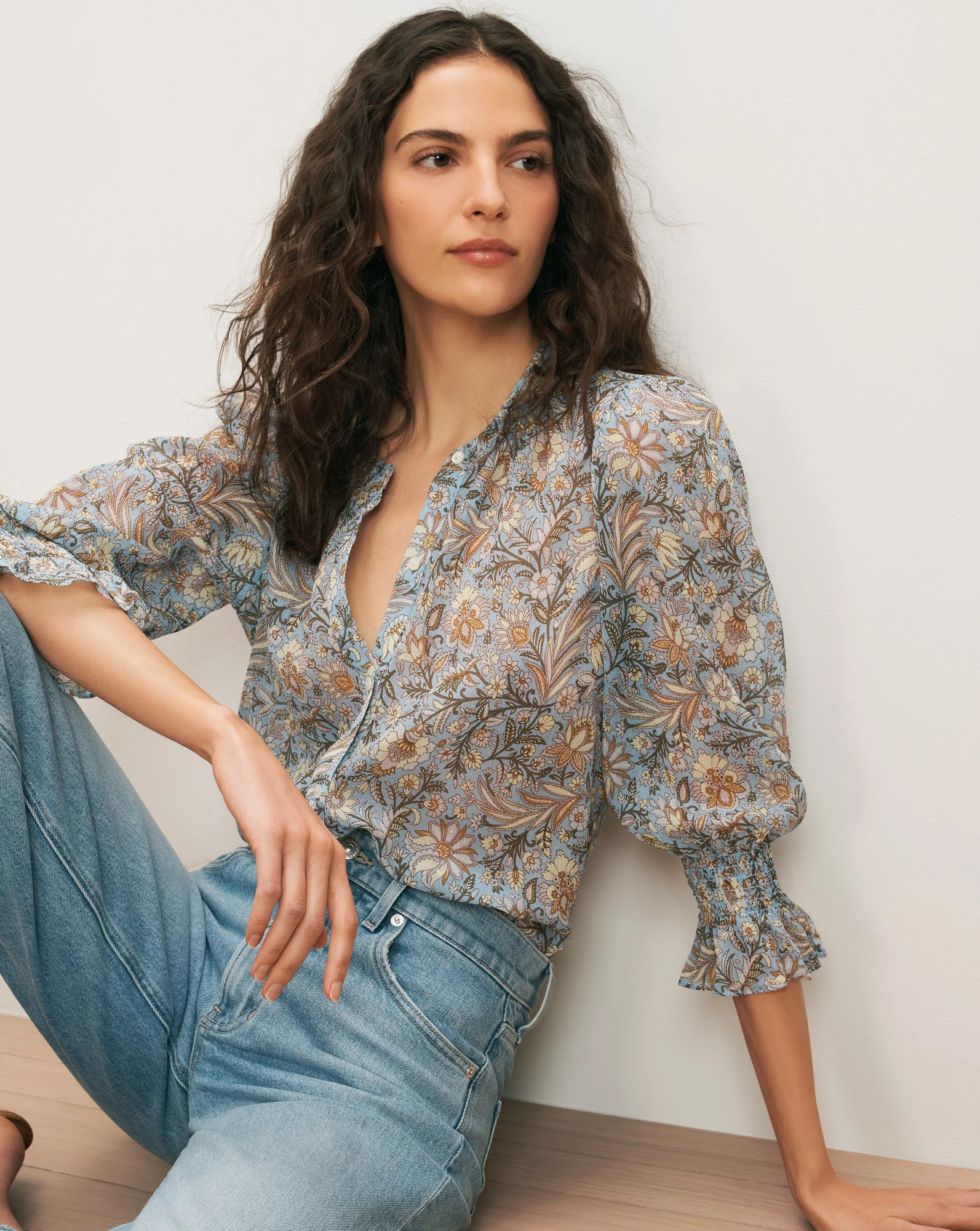 Ashlynn Floral Blouse | Veronica Beard