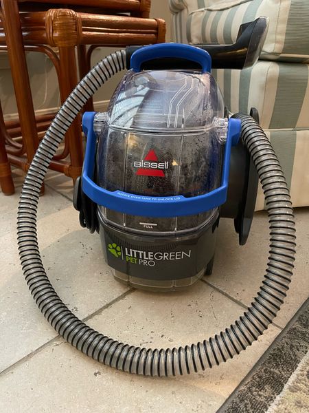 Upholstery cleaner that’s small yet mighty! Clean up pet messes, spilled drinks or just freshen up your upholstered couches or area rugs. This bissell cleaner is worth every penny  


#LTKhome