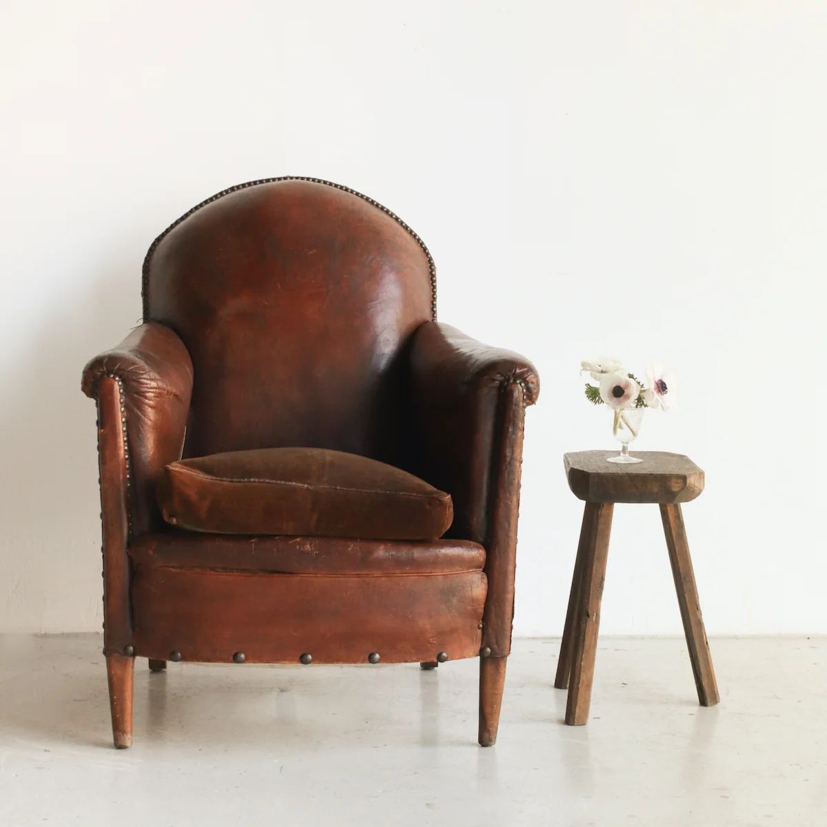 Vintage Leather Club Chair | Elsie Green US