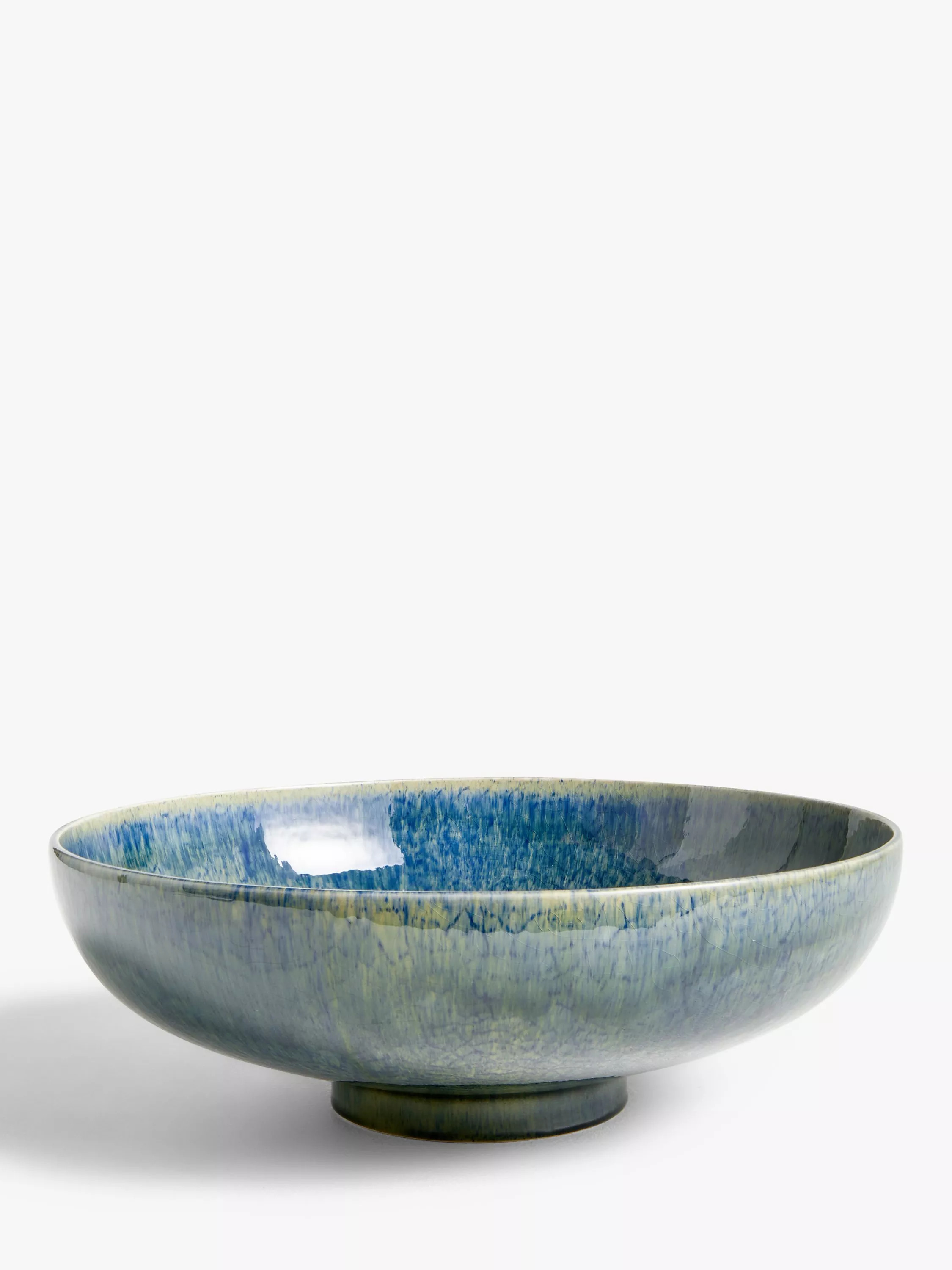 John LewisGlazed Decorative Earthenware Bowl, Green | John Lewis (UK)