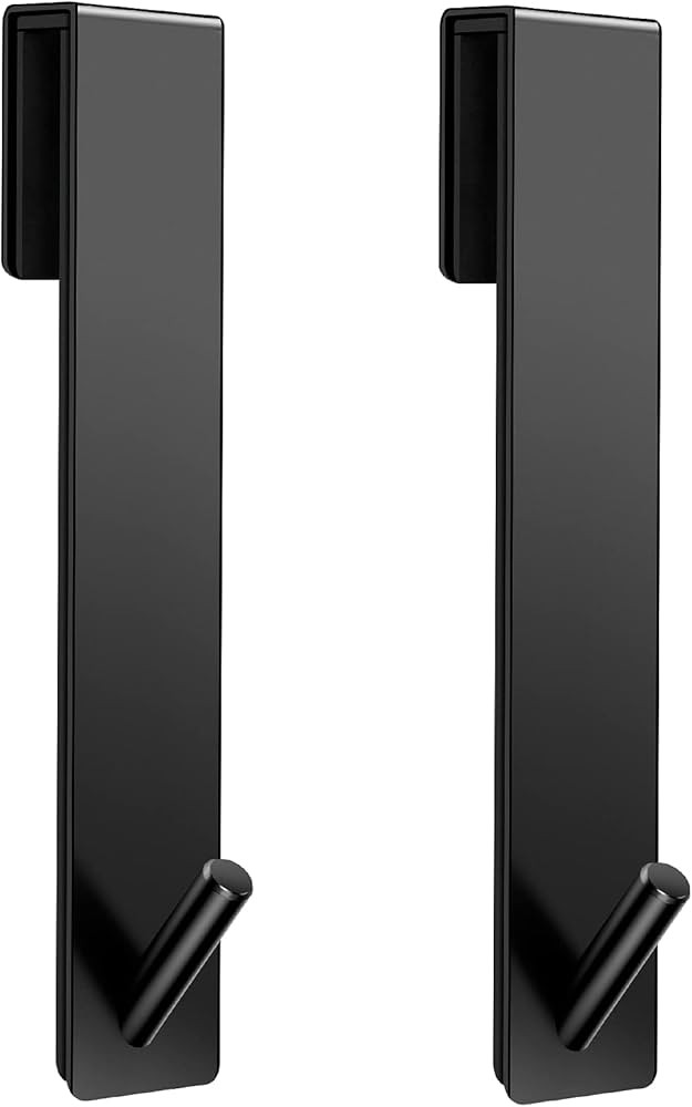 Shower Door Hooks(7.5 Inch),Extended Over Door Hooks for Bathroom Frameless Glass Shower Door,Sta... | Amazon (US)