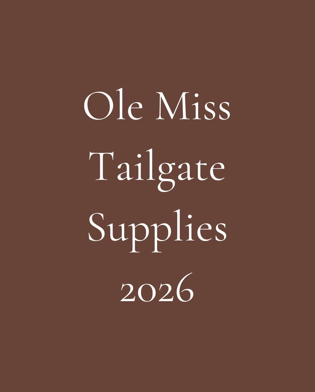 Tailgate supplies for themed games

#LTKdayinmylife #LTKSeasonal #LTKHome