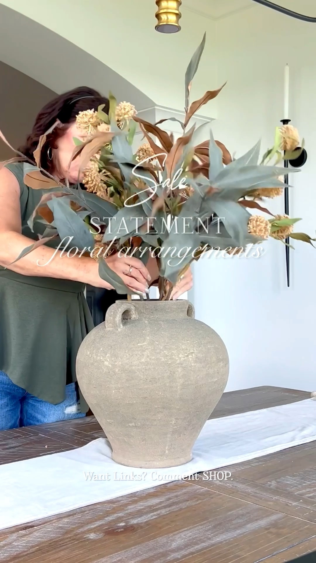 Fill your vases! These faux magnolia and sedum stems are 50% off for the Labor Day sale. It’s a crazy good price! They are so easy to style!

My pottery vase and planter basket are also on sale  

Faux florals, home decor, fall decor 

#LTKHome #LTKSaleAlert #LTKFindsUnder50