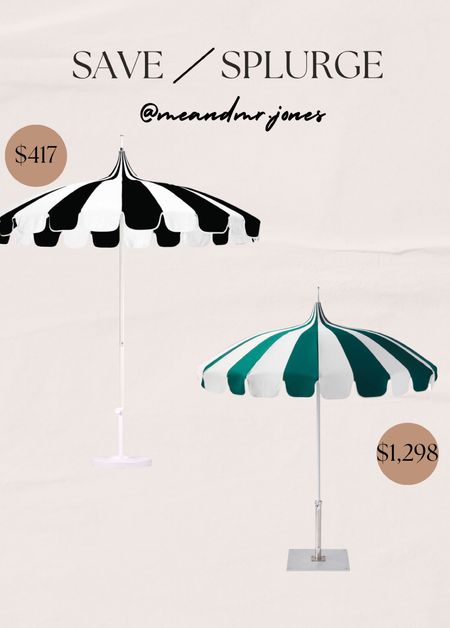 Splurge or save on these fabulous outdoor umbrellas! I linked the 50 pound stand we have as well! 
#meandmrjones 


#LTKhome