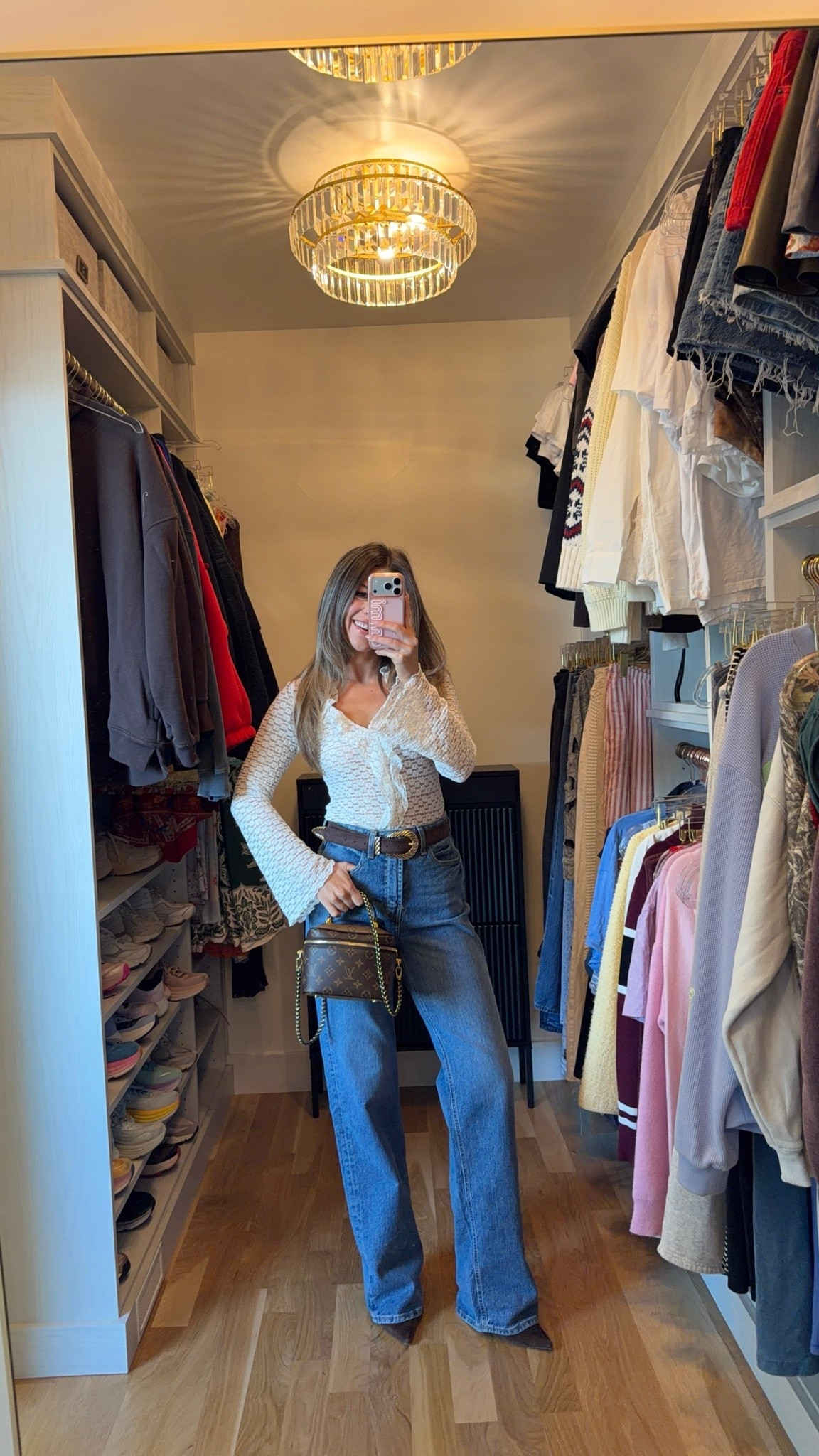 ivory v-neck textured long-sleeve top with bell cuffs and medium wash stretchy jeans🍂

in my usual smalls & 2
long in the jeans

denim, jeans, fall outfits, fall dresses, autumn outfits, sweater dresses, midi dresses, long sleeve dresses, casual outfits, thanksgiving outfits, family photo outfits, date night outfits, work outfits, fall fashion, autumn fashion, cozy outfits, transitional outfits, neutral outfits, everyday outfits, weekend outfits, women's fashion

#LTKSeasonal #LTKootd #LTKU