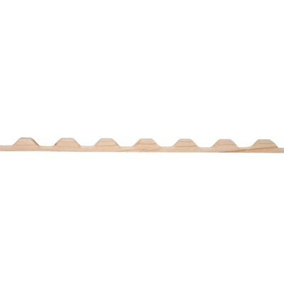 Tuftex Wood Solid Roof Panel Closure Strip | Lowe's