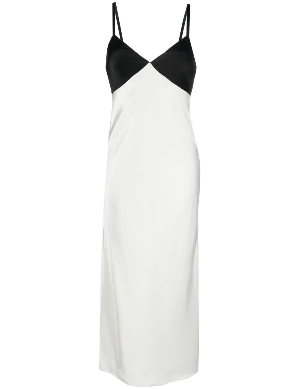 Polo Ralph Lauren two-tone Satin Dress - Farfetch | Farfetch Global