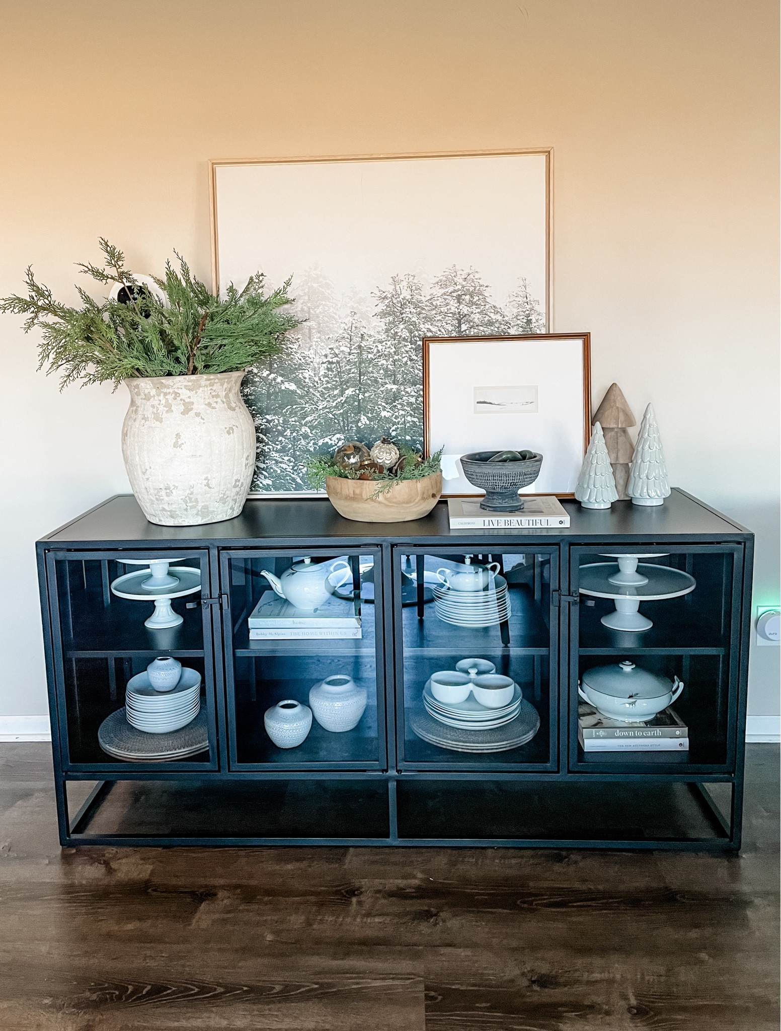 Christmas decor, sidebar, console table, faux stems, pottery barn, crate & barrel, art, frame, Target finds, McGee & Co, vase, bowl, decorative accents, #LTKHoliday

#LTKhome #LTKSeasonal