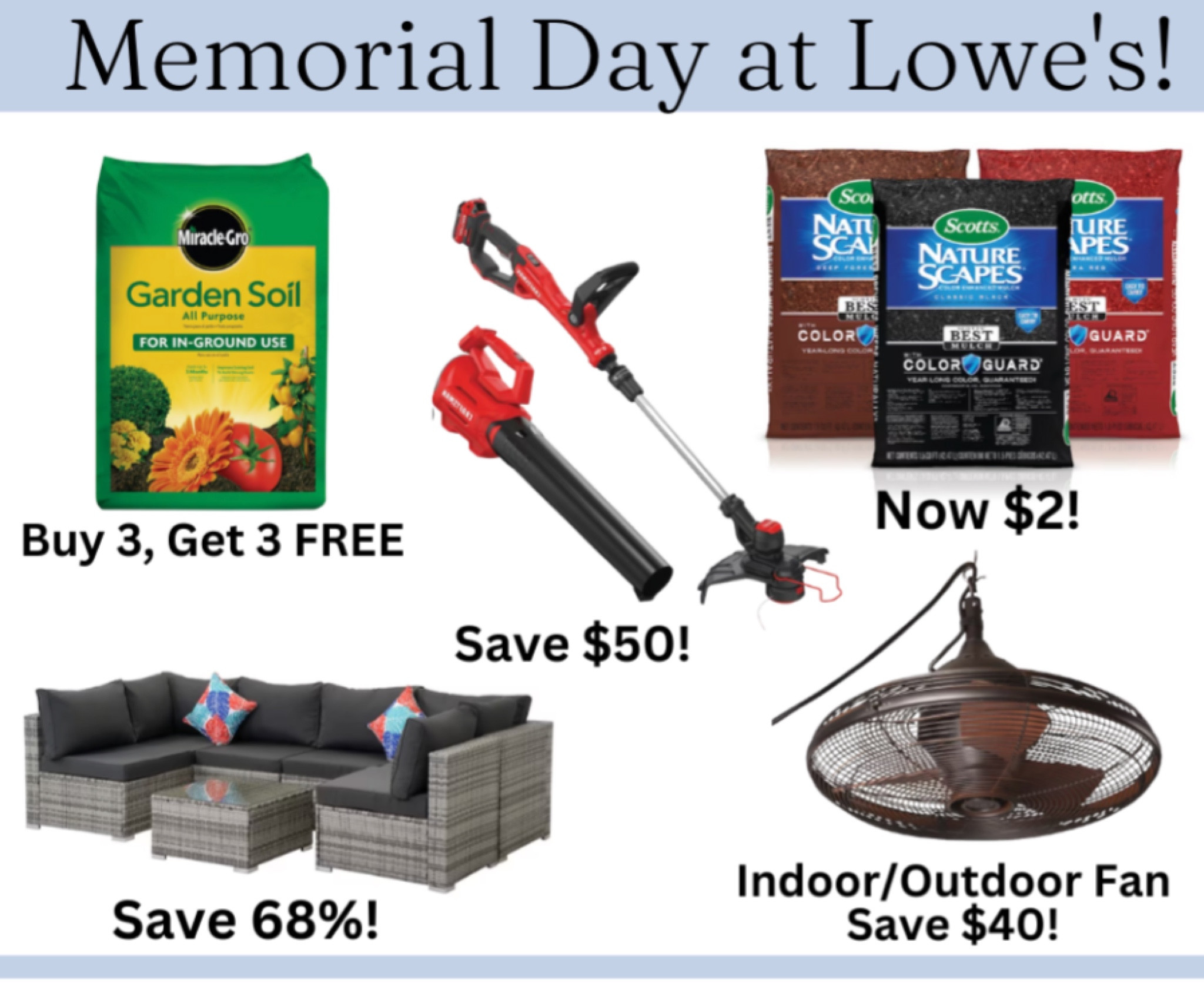#ad I still have so much more landscaping to do before the real heat turns up this summer and I will definitely be grabbing all the goods from Lowe’s during their Memorial Day Event! I have been so happy with all my mulch, plants and flowers I got there last month and the prices are even better this time around, so I will be stocking up big time!! Not only are the markdowns amazing on their patio sets, gardening supplies, grills and outdoor tools, but they also have 40perc. Off custom Bali and Levolor blinds and shades, amazing flooring and big appliance deals too!! I have had my eye on some Roman Shades and that extra 40perc. Off makes it so hard to pass up!! Don’t miss the big Memorial Day Event at Lowe’s going on now!


#LowesPartner @Lowe’s