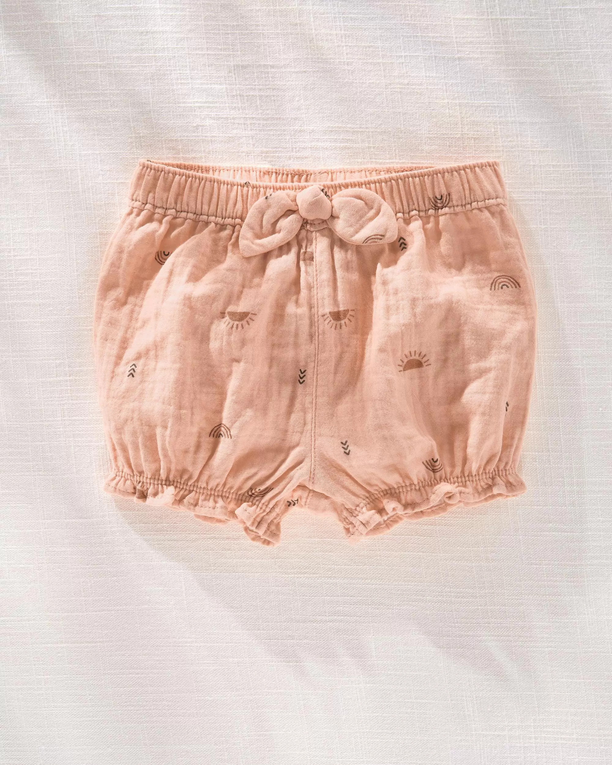Baby Hilary Duff Rays And Rainbows Crinkle Gauze Shorts | Carter's