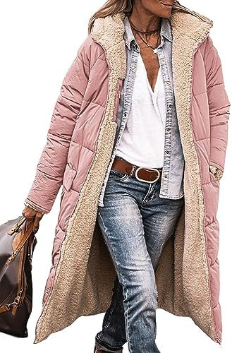 PRETTYGARDEN Women's 2025 Winter Fashion Clothes Oversized Shearling Fleece Long Coats Jackets | Amazon (US)