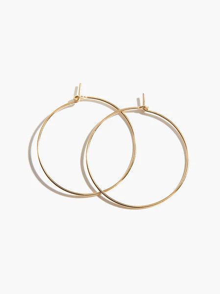 Thin Hoop Earring | ABLE