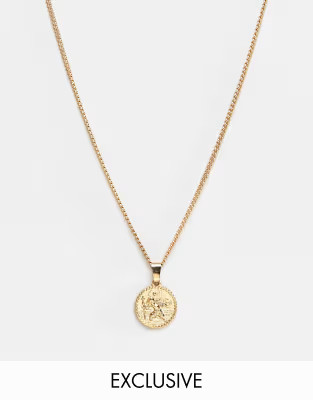 Liars & Lovers Exclusive gold coin pendant necklace | ASOS US