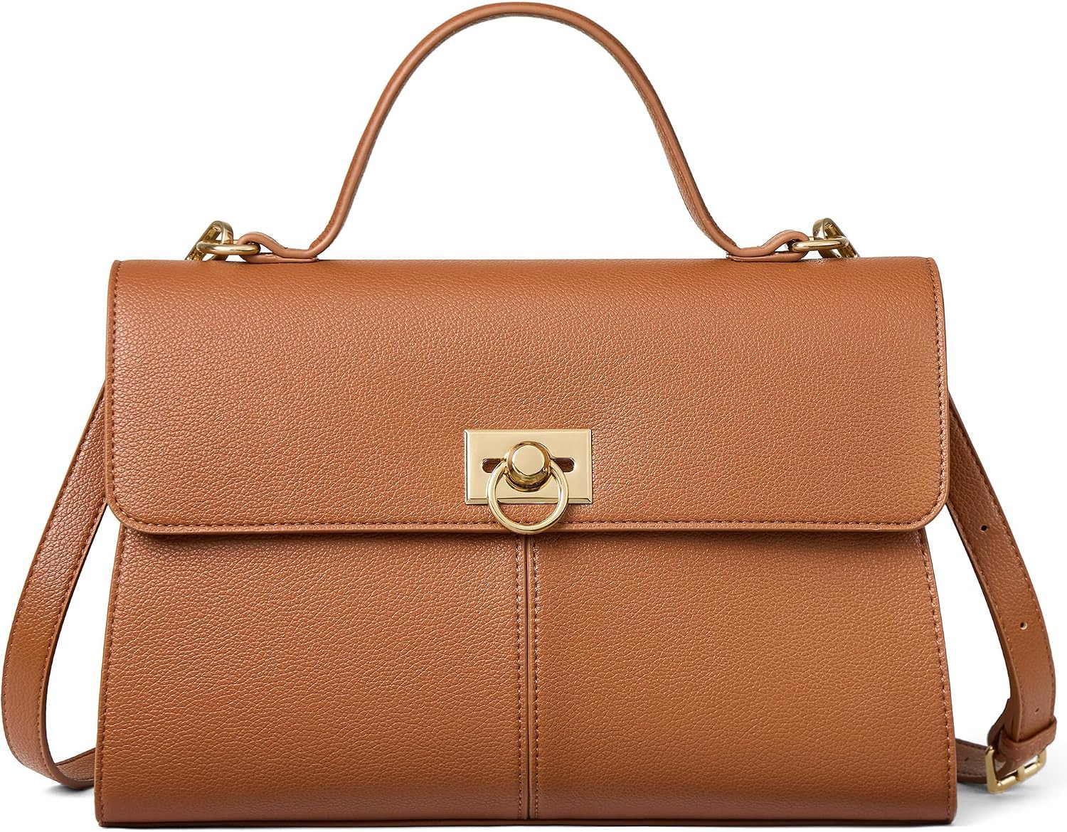 BOSTANTEN Handbags For Women Structured Top Handle Purse Vintage Satchel | Amazon (US)