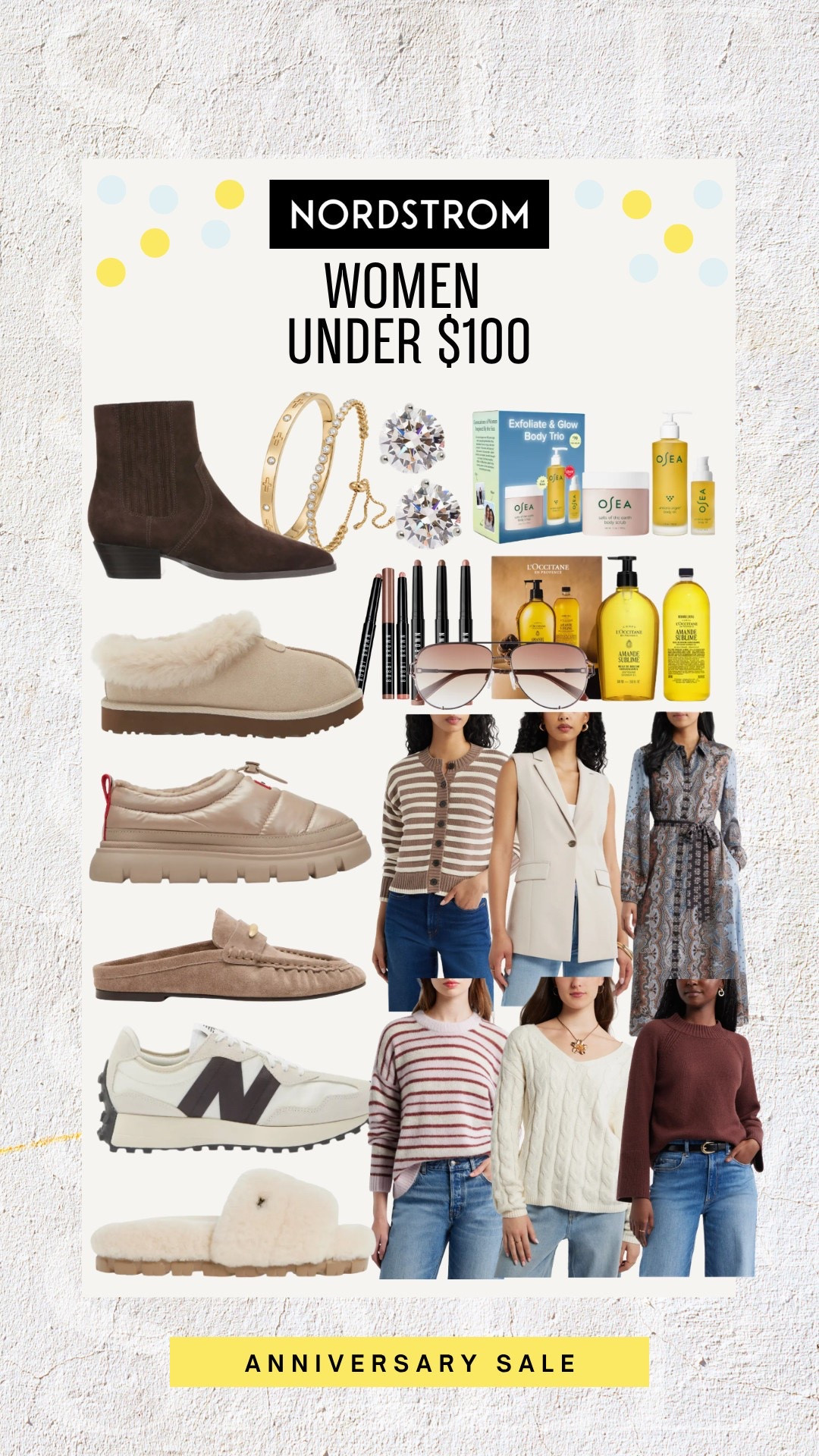 Affordable Nordstrom finds that look anything but budget. From cozy sweaters and fall shoes to beauty favorites and everyday accessories, every pick is under $100 during the Anniversary Sale.

Nordstrom Anniversary Sale, women under $100, affordable fashion, fall fashion, Nordstrom deals, beauty favorites, cozy sweaters, fall shoes, everyday style, wardrobe essentials, sweaters

#LTKSaleAlert