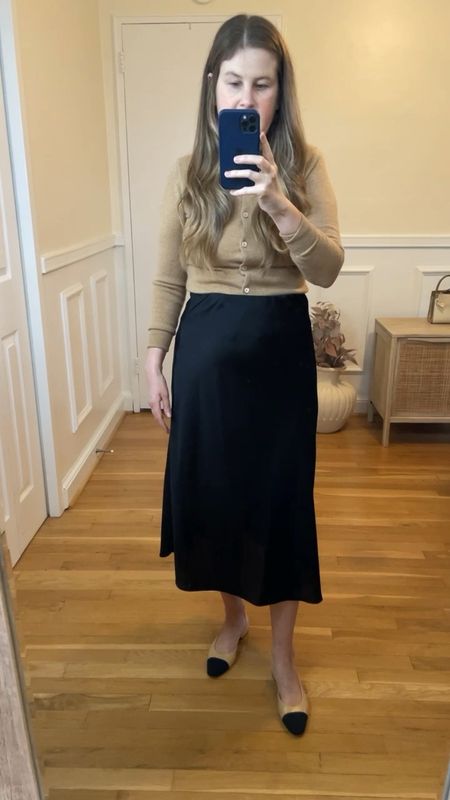My slip skirt comes in lots of colors and some of them are on sale. Great closet staple for work or for the weekend! Wearing a fall work look. If you’re pregnant, size up! The waistband is elastic.

#LTKunder100 #LTKworkwear #LTKSeasonal