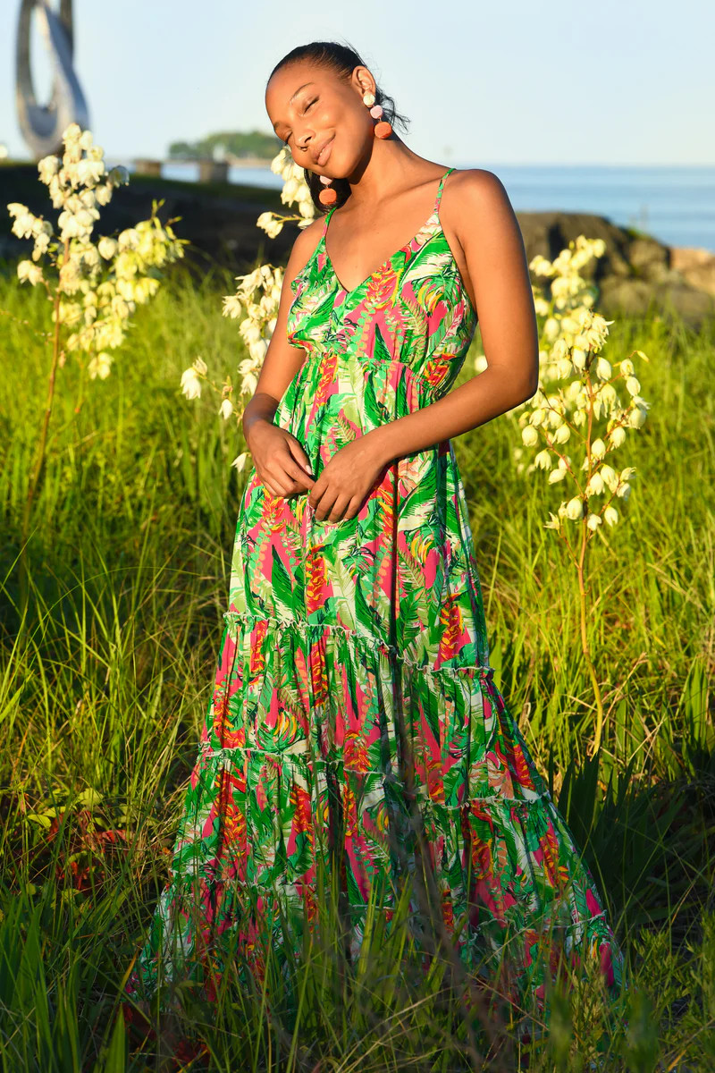 Naya Dress / Jungle | Walker&Wade