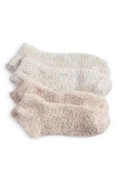 Barefoot Dreams® CozyChic™ Assorted 2-Pack Ankle Socks | Nordstrom