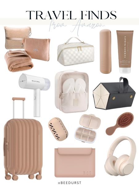 Travel finds from Amazon, gifts for her, gift guide for the traveler, travel bags, luggage, travel must haves, toiletry bag, cosmetic bag, travel travel storage, over ear headphones, laptop case, shoe storage, shoe travel bag, luggage organizers

#LTKHoliday #LTKtravel #LTKGiftGuide