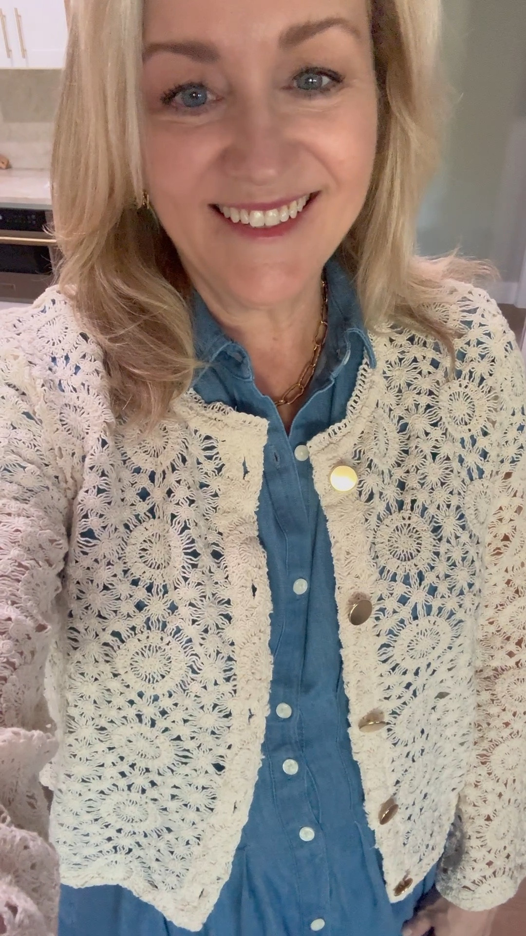 Love this crochet cardigan for Spring! 

#LTKSeasonal #LTKootd #LTKMidsize