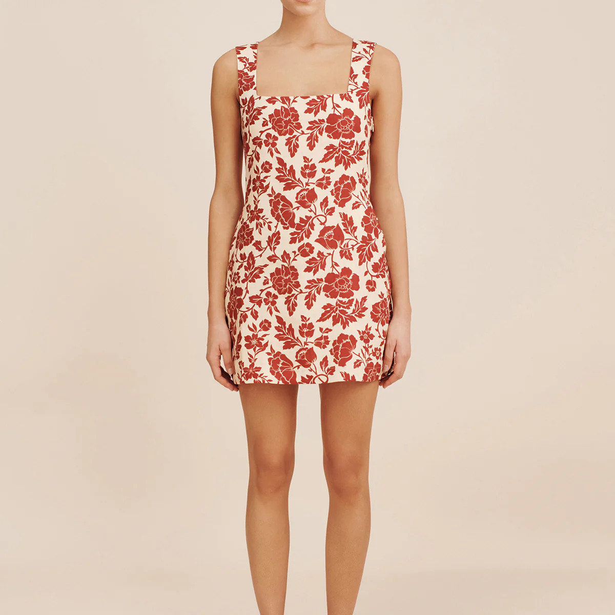 ALICE MINI DRESS - SCARLET BLOOM | POSSE (US)