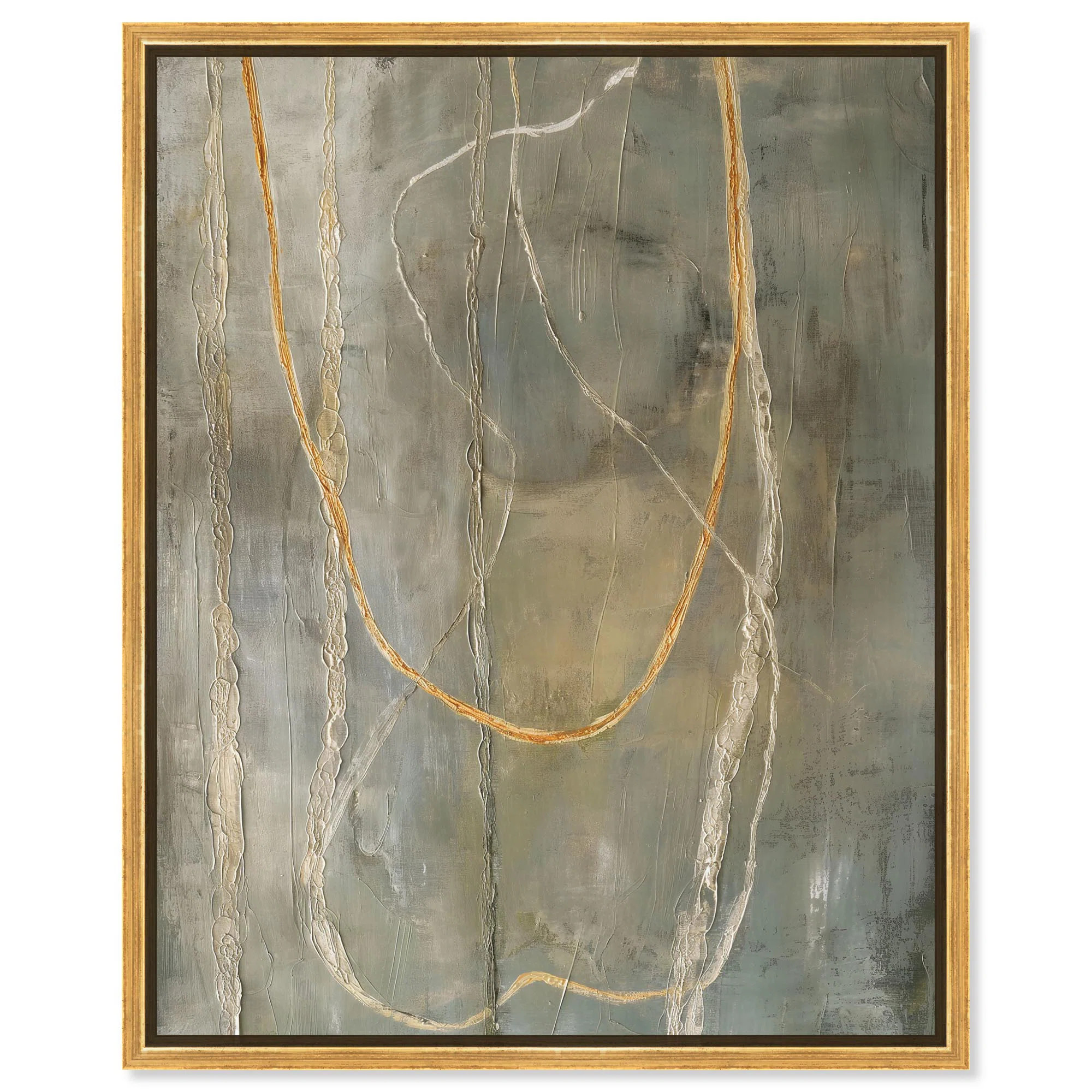 Gossamer Pathways III Canvas Textured Abstract by Art Remedy | Wayfair North America