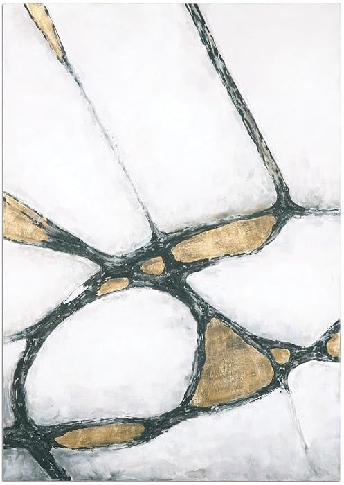 Uttermost Abstract Art In Gold And Black | Amazon (US)