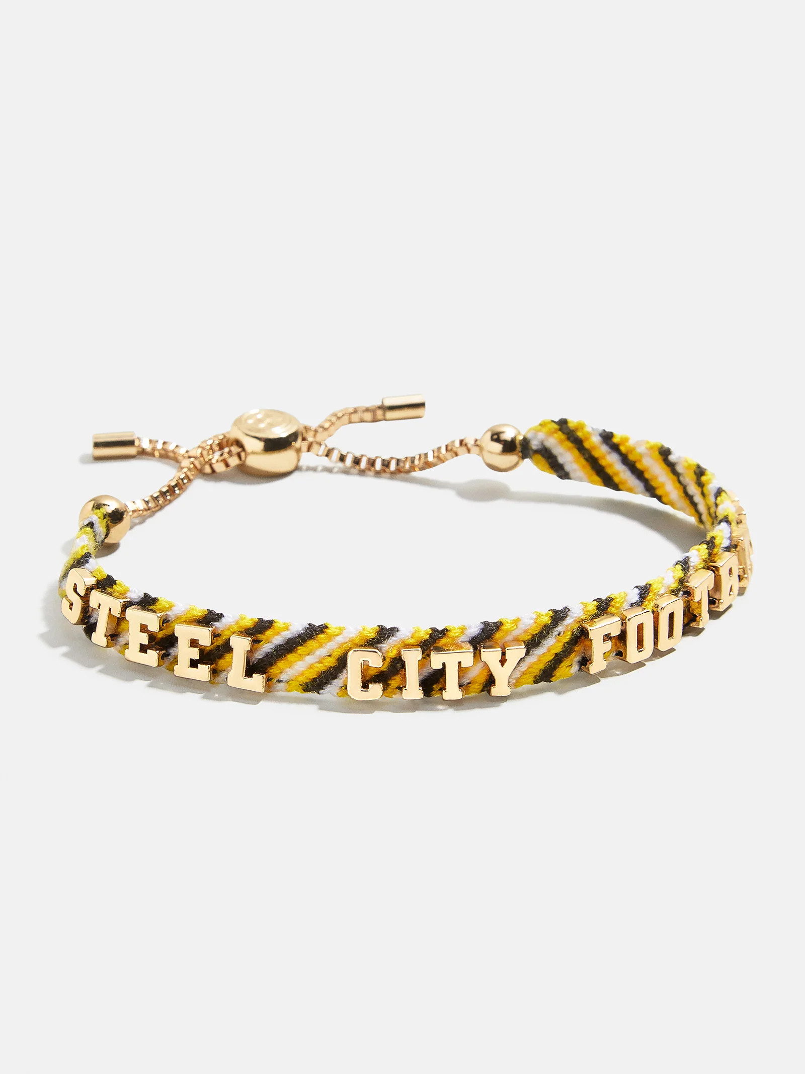 Pittsburgh Steelers NFL Woven Friendship Bracelet - Pittsburgh Steelers | BaubleBar (US)