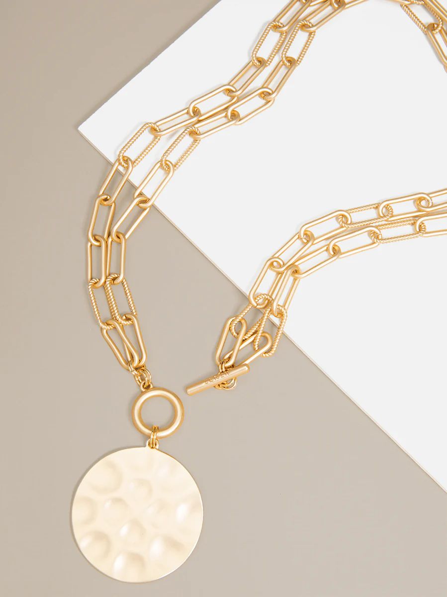 Angela Double-Strand Coin Necklace | ZENZII