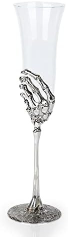 Halloween Skull Wine Glass, Skeleton Ghost Hand Wine Glass, Halloween Drinking Glasses, Skeleton ... | Amazon (US)