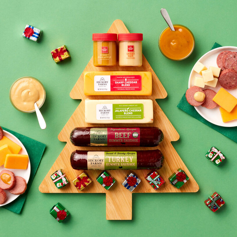 Christmas Tree Charcuterie Gift Set - 49.99 USD | Hickory Farms | Hickory Farms