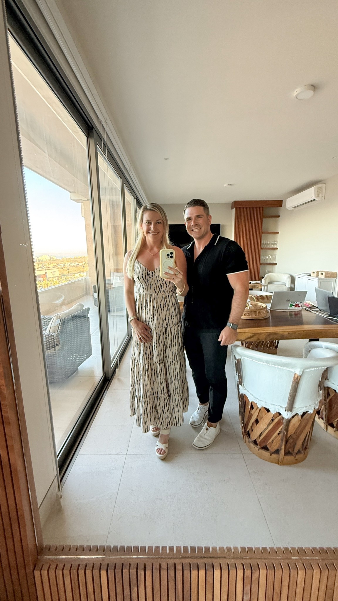 High-end Cabo restaurant date night outfits for couples 🌴✨ For a luxury dinner in Los Cabos, I chose a flowy printed maxi dress — lightweight, romantic, and perfect for warm ocean evenings. It’s effortless but still elevated enough for a reservation at one of Cabo’s high-end resorts. My husband kept it refined with a fitted black polo, tailored trousers, and clean white sneakers — modern, polished, and perfect for a resort date night. Sophisticated, timeless, and ideal for a Cabo anniversary, honeymoon, or special occasion dinner. ⸻ Cabo date night outfit, Cabo couples outfits, high end restaurant outfit Cabo, what to wear to dinner in Cabo, Cabo luxury resort outfit, couples vacation outfits, Cabo anniversary outfit, honeymoon dinner outfit Cabo, elegant maxi dress vacation, printed maxi dress outfit, flowy summer maxi dress, romantic vacation outfit women, resort chic outfit women, Los Cabos luxury style, men’s resort dinner outfit, men’s black polo outfit, tailored men’s vacation outfit, couples luxury vacation style, Mexico vacation outfits, beach resort date night outfit  
 


#LTKTravel #LTKWedding #LTKMens