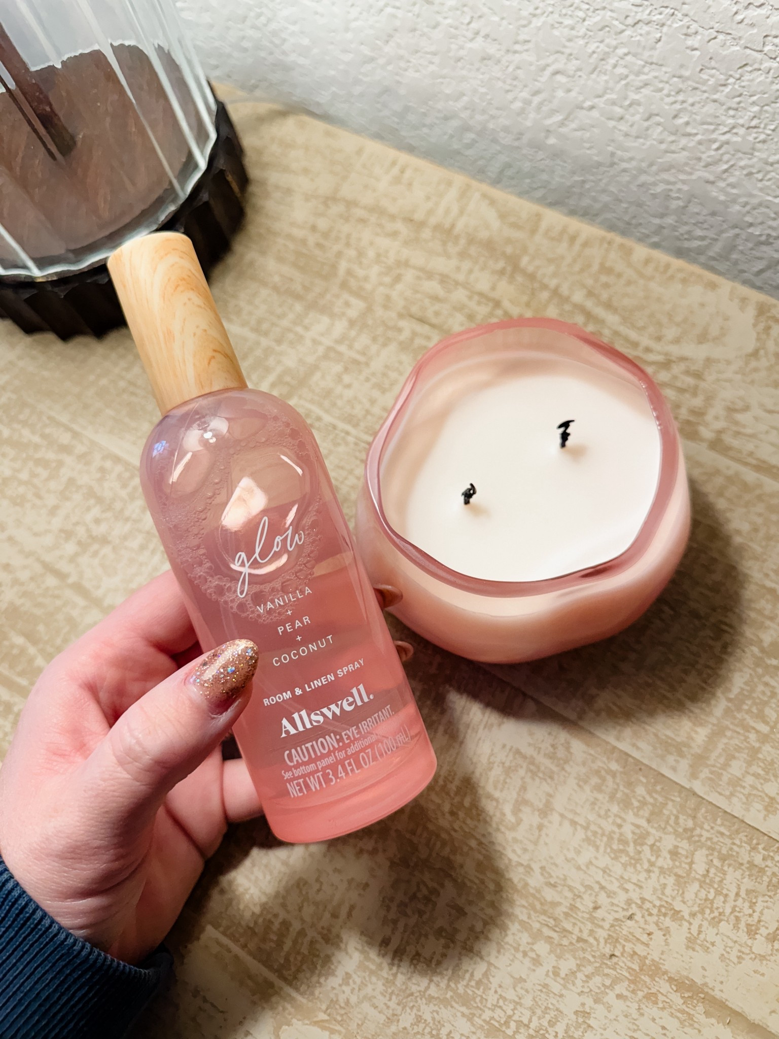 New candle and scent from Walmart! I’m obsessed with this scent vanilla+pear+coconut

#LTKHome #LTKselfcare