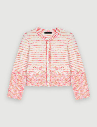 Cardigan with contrasting threads | Maje US