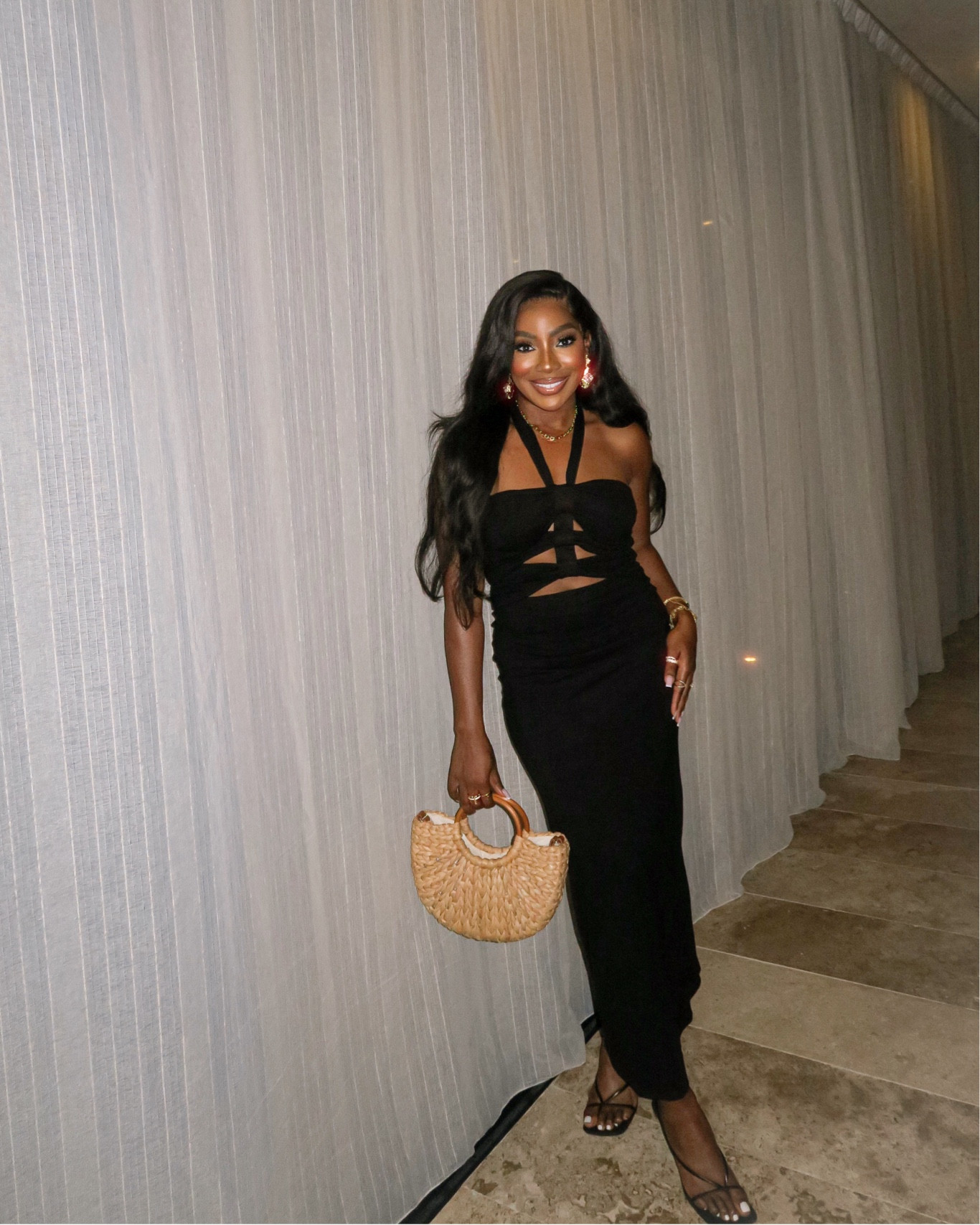 TULUM MEXICO VACATION OUTFIT // dress size: med 

(WHITNEYSAVE20) for 20% off sitewide! ✨

Black dress, little black dress, maxi dress, black cutout dress, halter dress, dinner dress, date night dress, black heels, strappy black heels, Kendra Scott jewelry, earrings, statement earrings, vici, vici dolls, Amazon jewelry, Steve Madden heels, date night dress, cut out dress, Whitney wiley 

#LTKfindsunder100 #LTKsalealert #LTKtravel